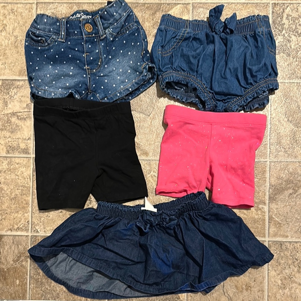 Bundle of 5 cat & jack shorts